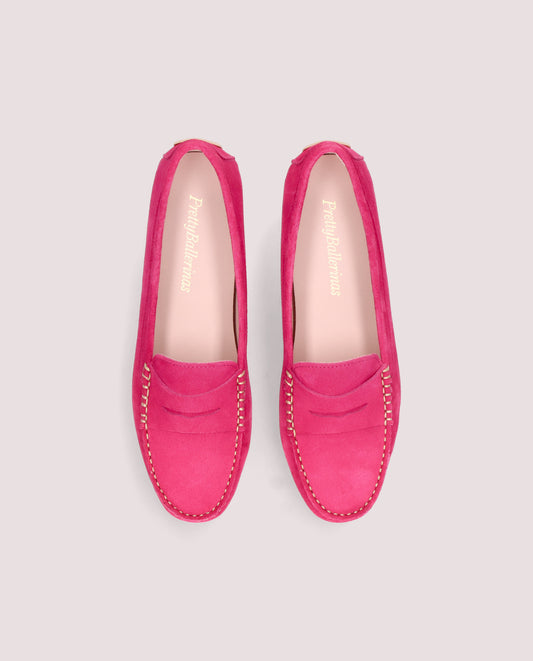 JOSEPHINE PINK SUEDE LOAFERS