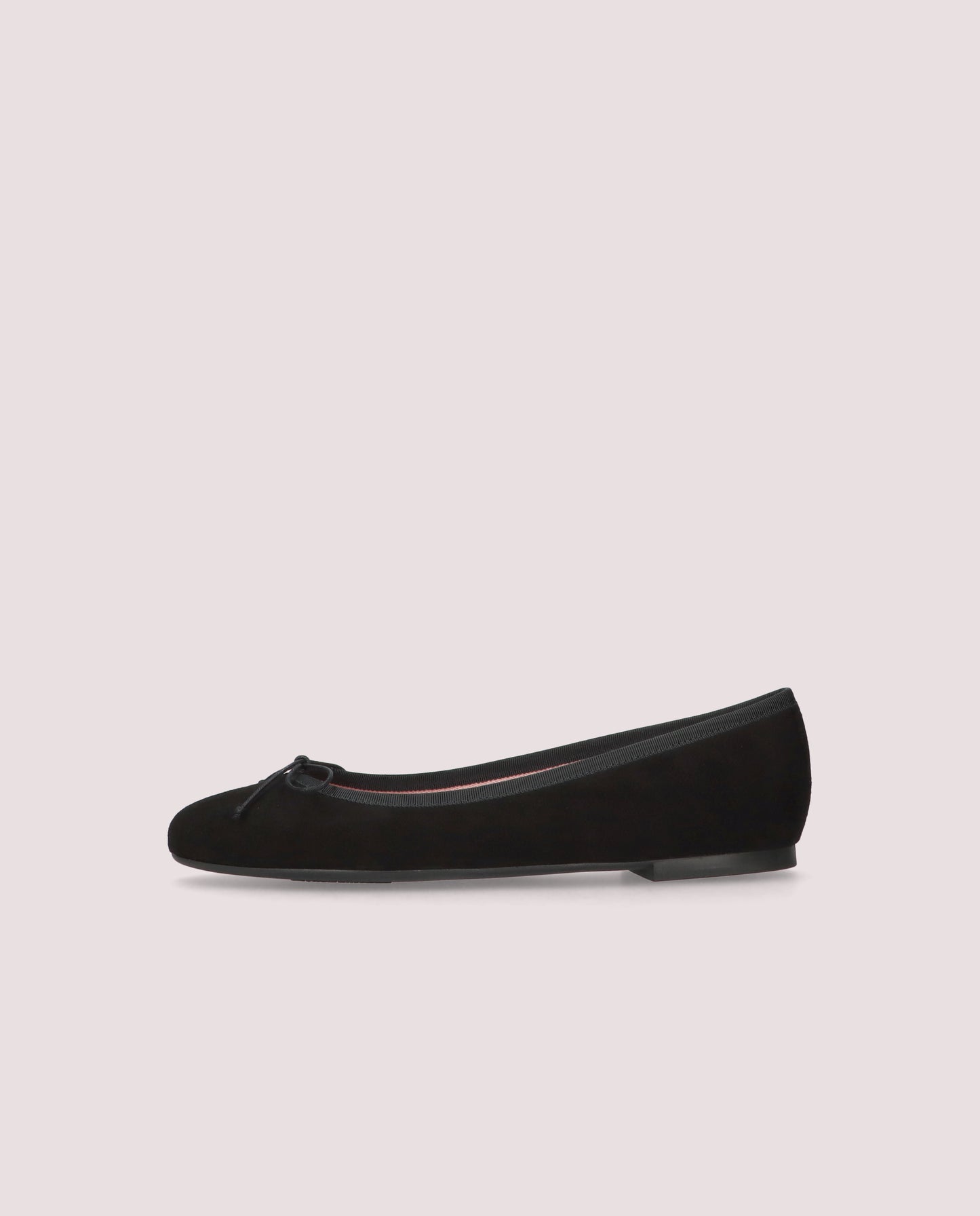 NICOLE ANGELIS BLACK BALLET FLATS