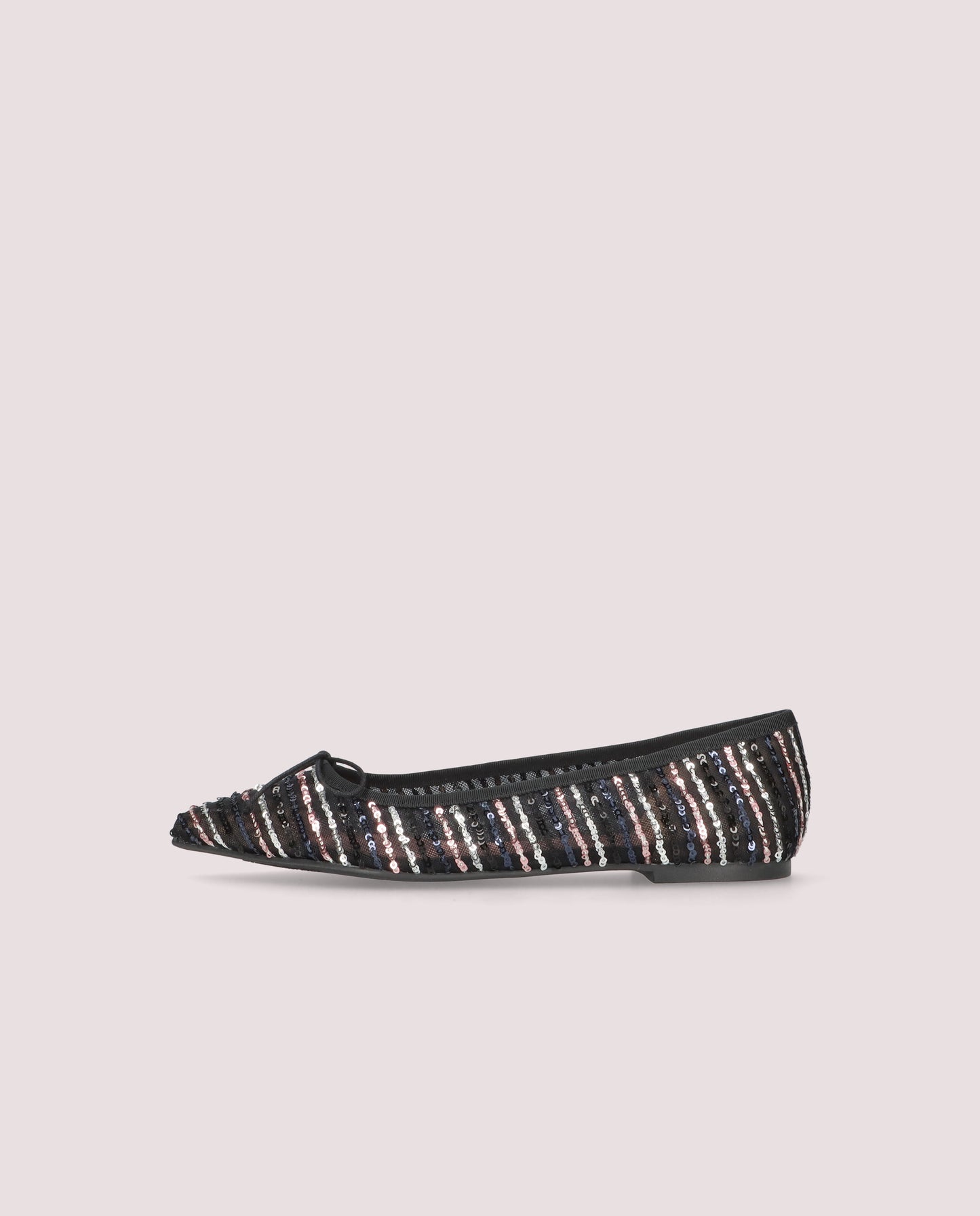 ELLA ROCHE BLACK BALLET FLATS