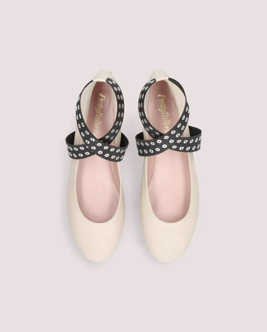 NICOLE COTON CAOLIN BALLET FLATS