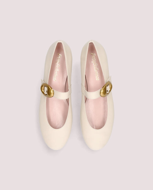 NICOLE COTON CAOLIN BALLET FLATS