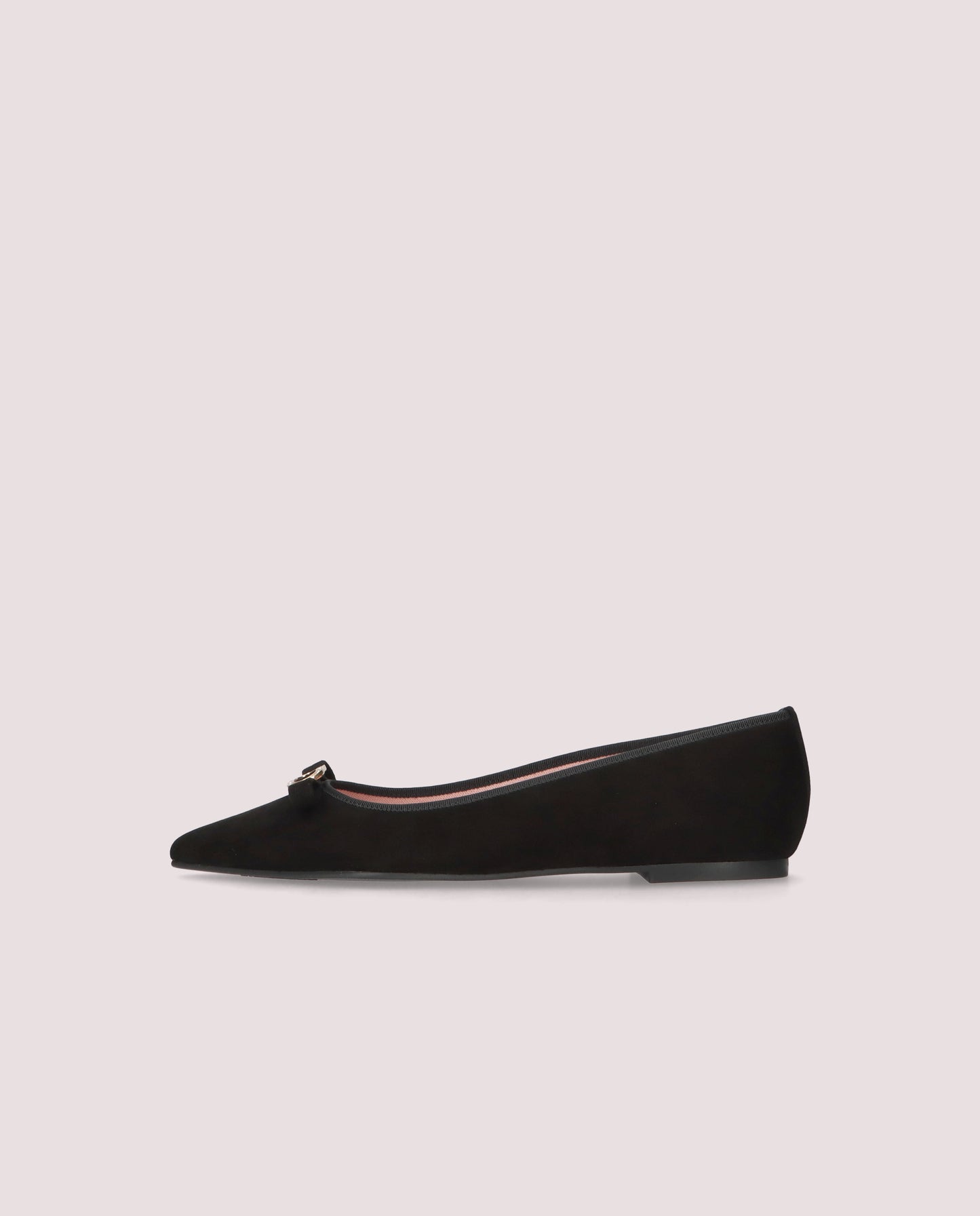 ELLA ANGELIS BLACK BALLET FLATS