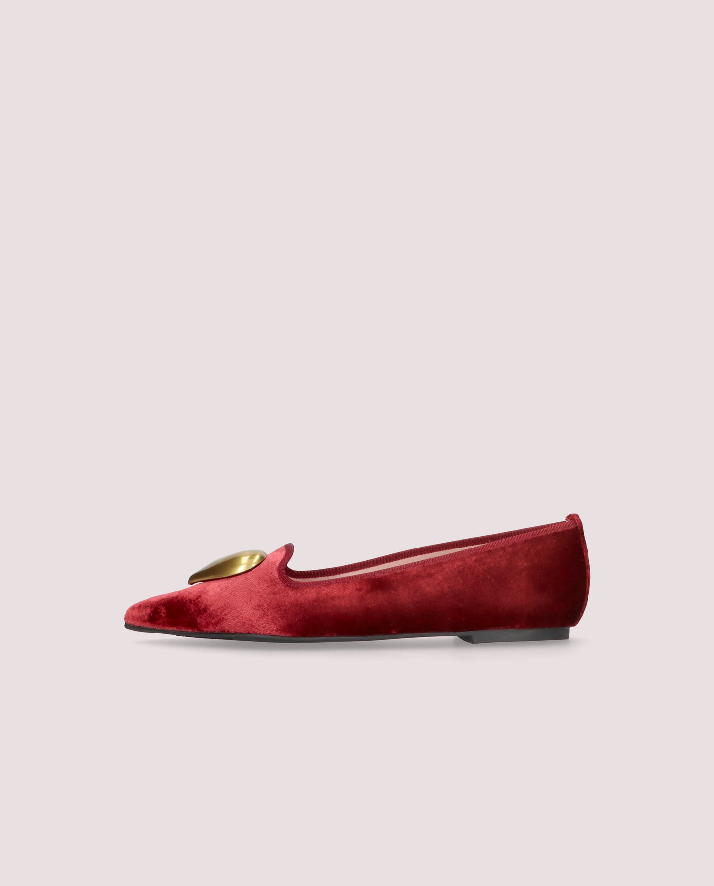 ELLA AFRODITE-DO BURGUNDY BALLET FLATS