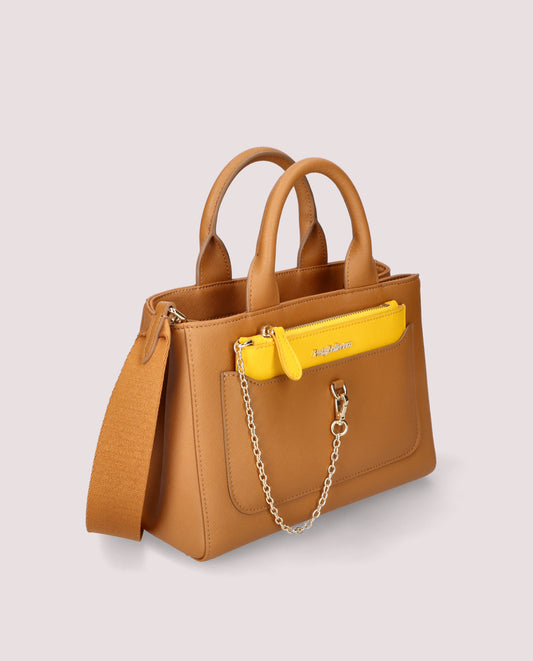 BROWN LEATHER BAG