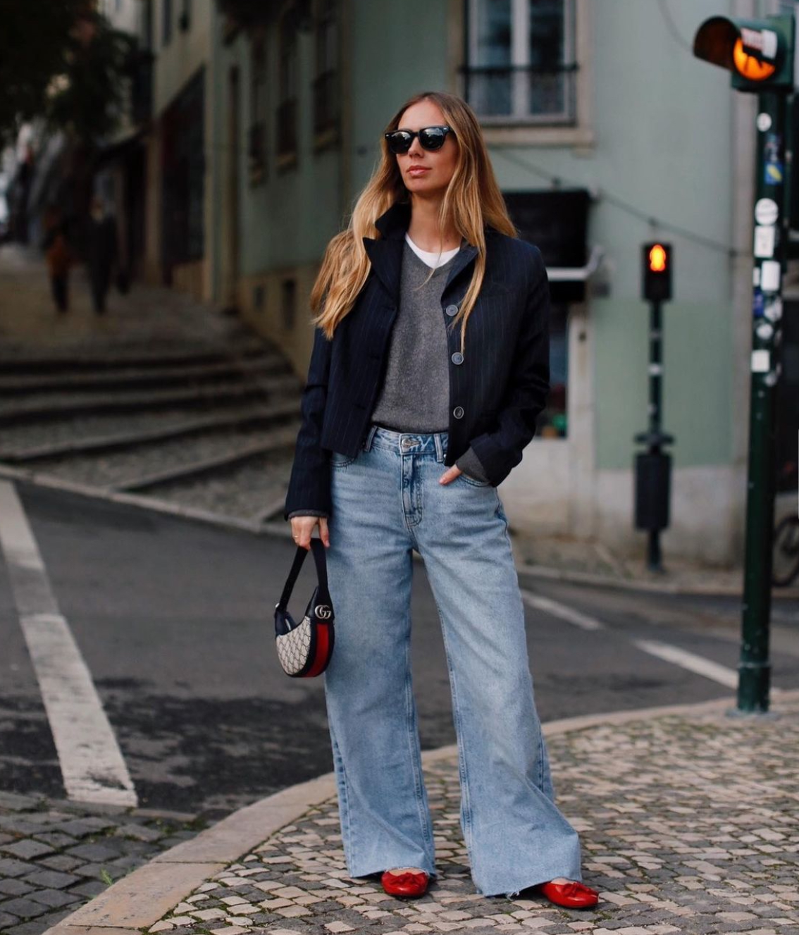 JOANNA RED PATENT BALLET FLATS