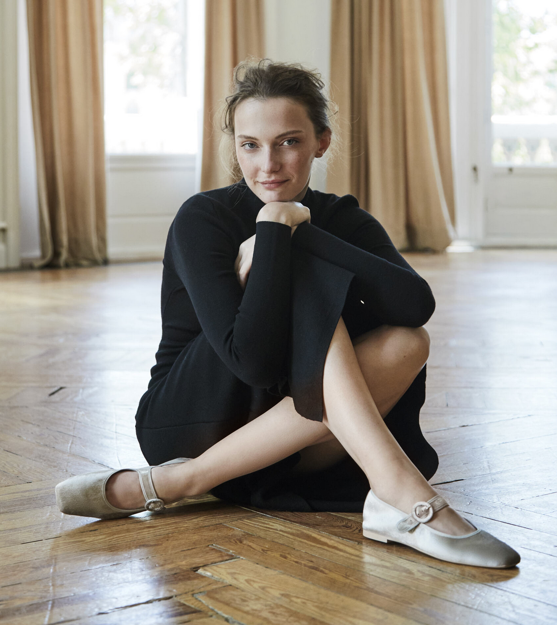 CAMILE AFRODITE-DO PERLA BALLET FLATS