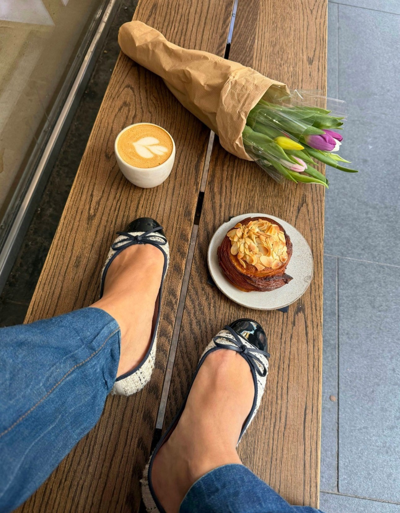 ROSARIO SHADE NEGRO BALLET FLATS
