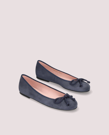 ROSARIO ANGELIS NAVY BALLET FLATS