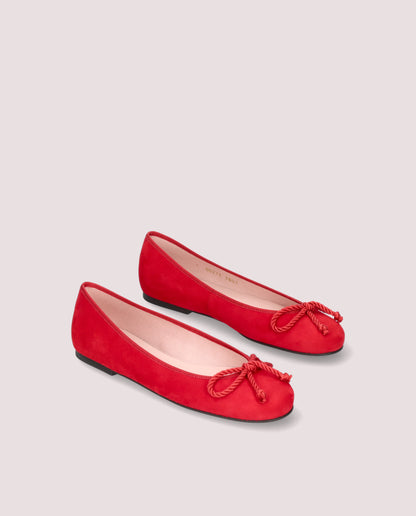 ROSARIO BRICK RED BALLET FLATS