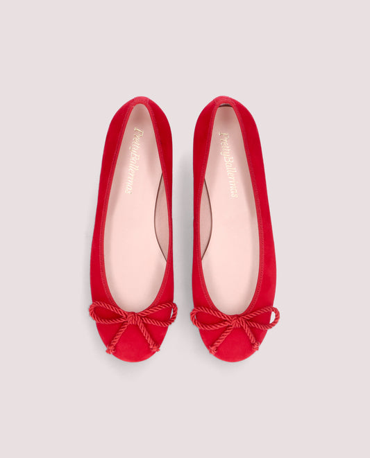 ROSARIO BRICK RED BALLET FLATS