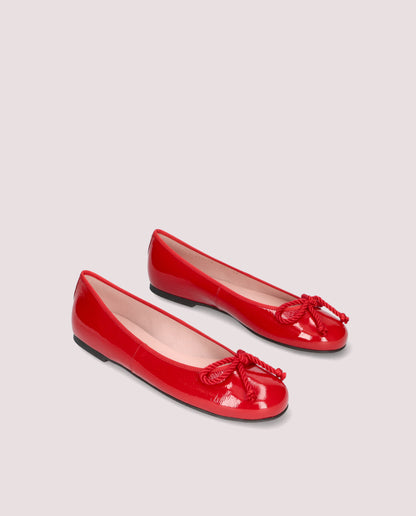 ROSARIO RED PATENT BALLET FLATS