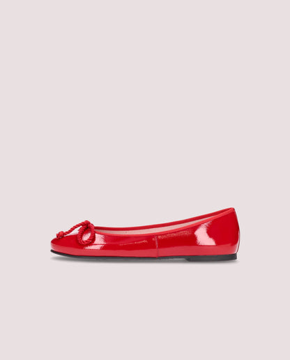 ROSARIO RED PATENT BALLET FLATS