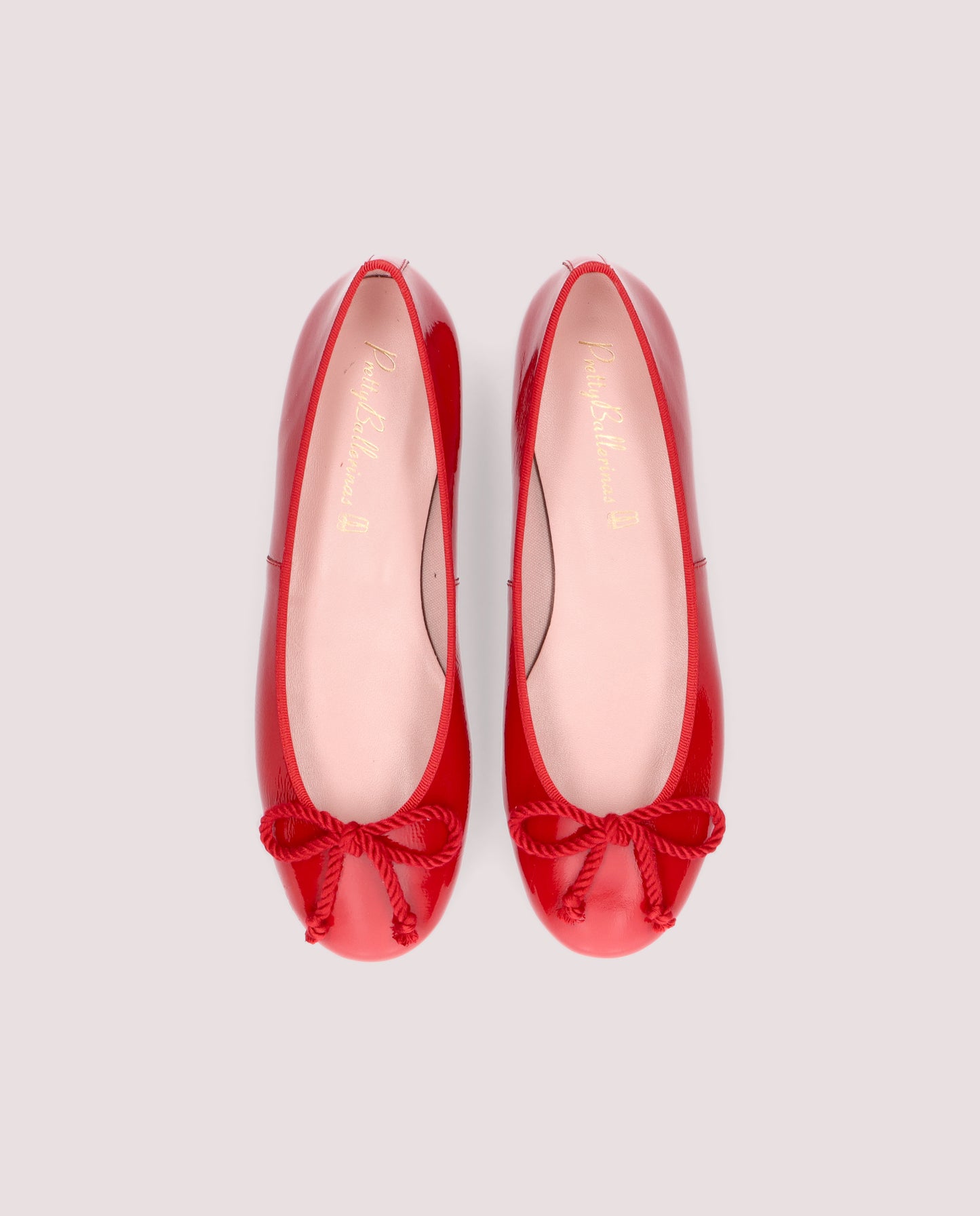 ROSARIO RED PATENT BALLET FLATS
