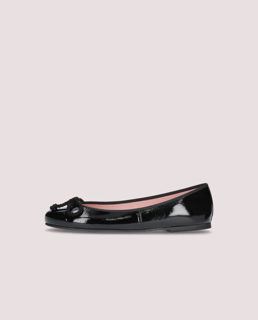 ROSARIO BLACK PATENT BALLET FLATS