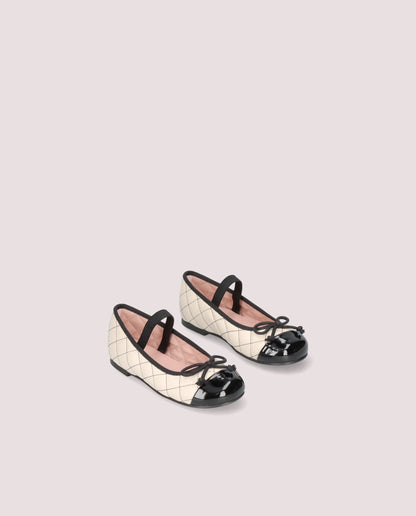 SHADE NEGRO GIRLS BALLET FLATS