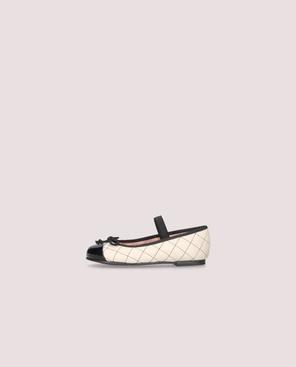 SHADE NEGRO GIRLS BALLET FLATS