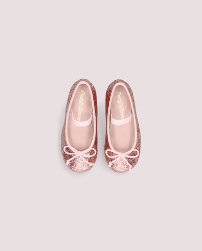 KYLIE PINK GIRLS BALLET FLATS