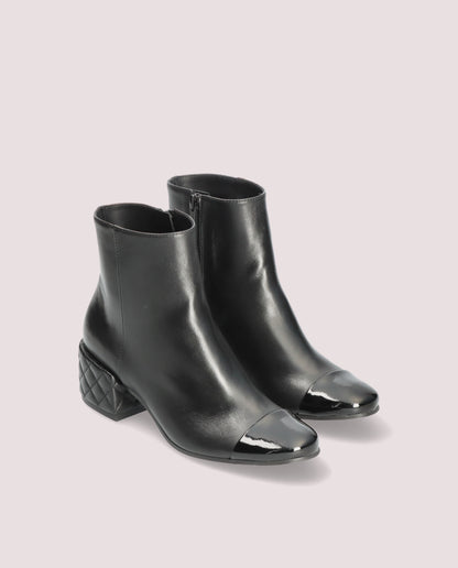 JENDAYI SHADE BLACK ANKLE BOOTS