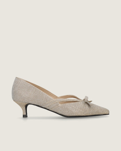 HARRIET CHAMPAGNE GOLD HEELS