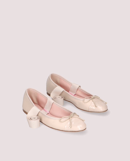 NICOLE GLOSS ROSATO BALLET FLATS