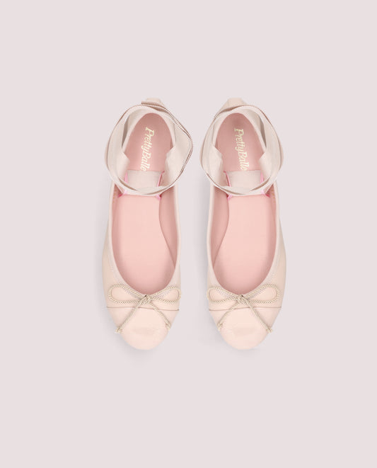 NICOLE GLOSS ROSATO BALLET FLATS