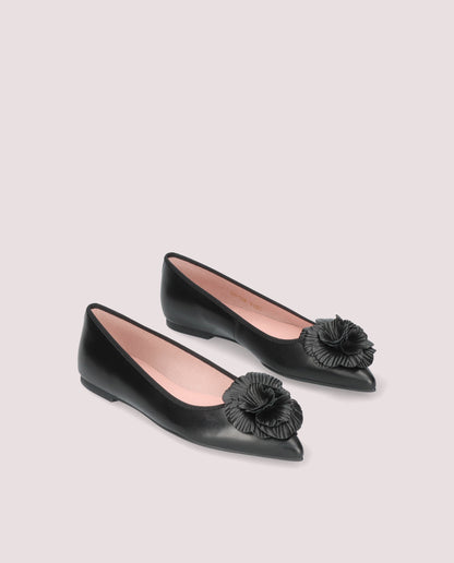 ELLA COTON FLOWER BALLET FLATS