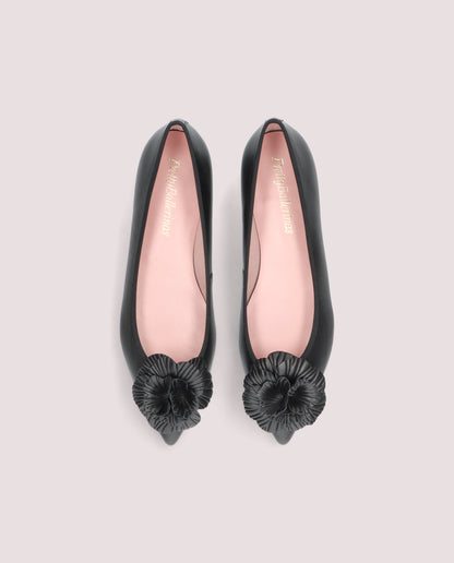 ELLA COTON FLOWER BALLET FLATS
