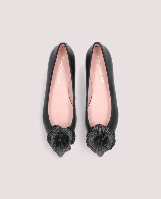 ELLA COTON FLOWER BALLET FLATS