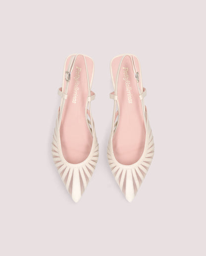 YVETTE NET MIES BALLET FLATS