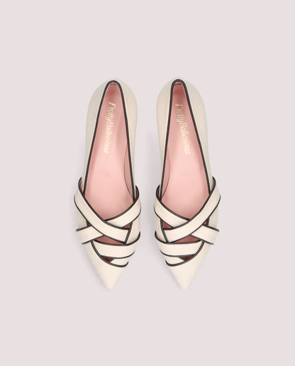 CLEMENTINE COTON PEARL BALLET FLATS