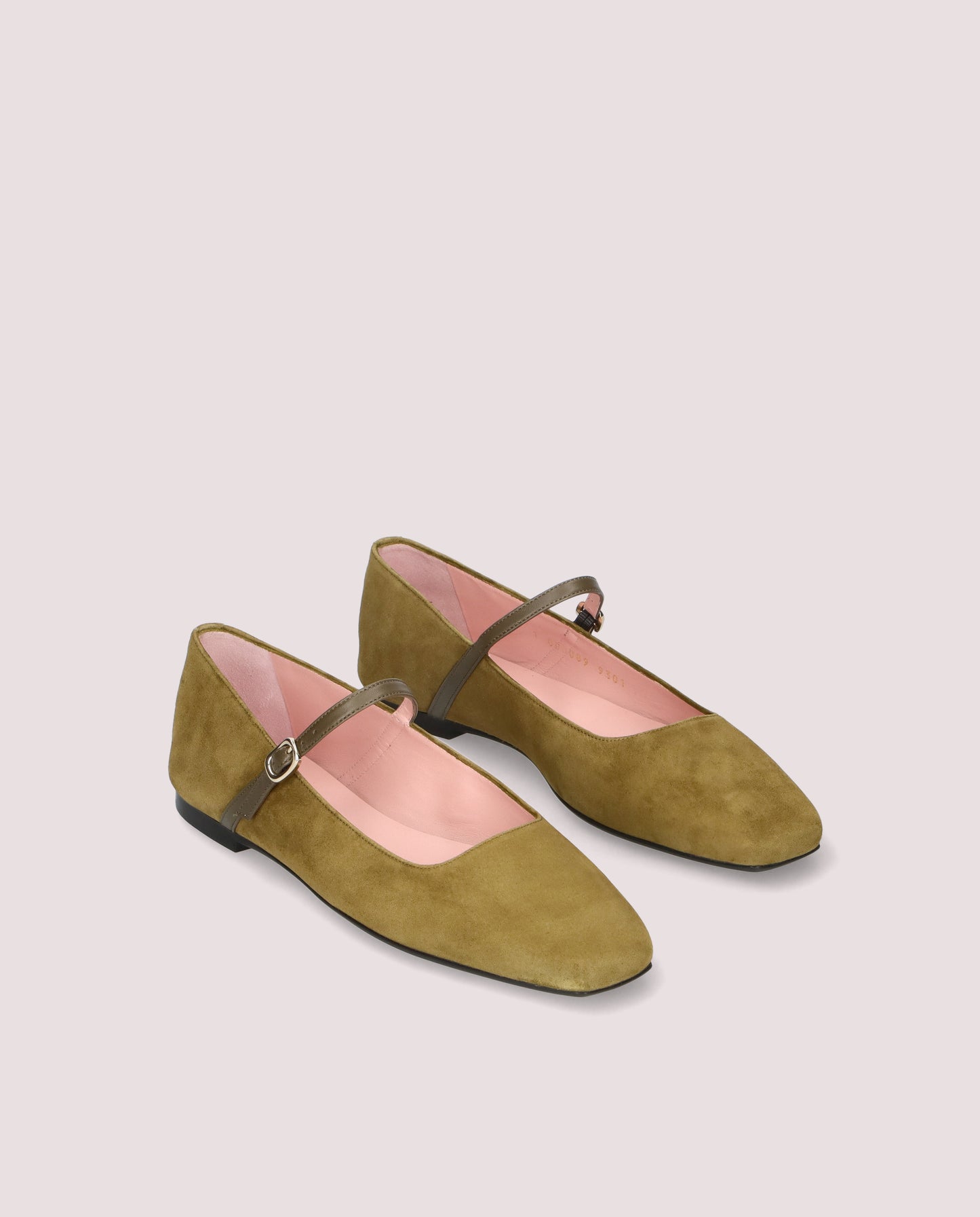 CAMILLE MILITARY GREEN BALLET FLATS