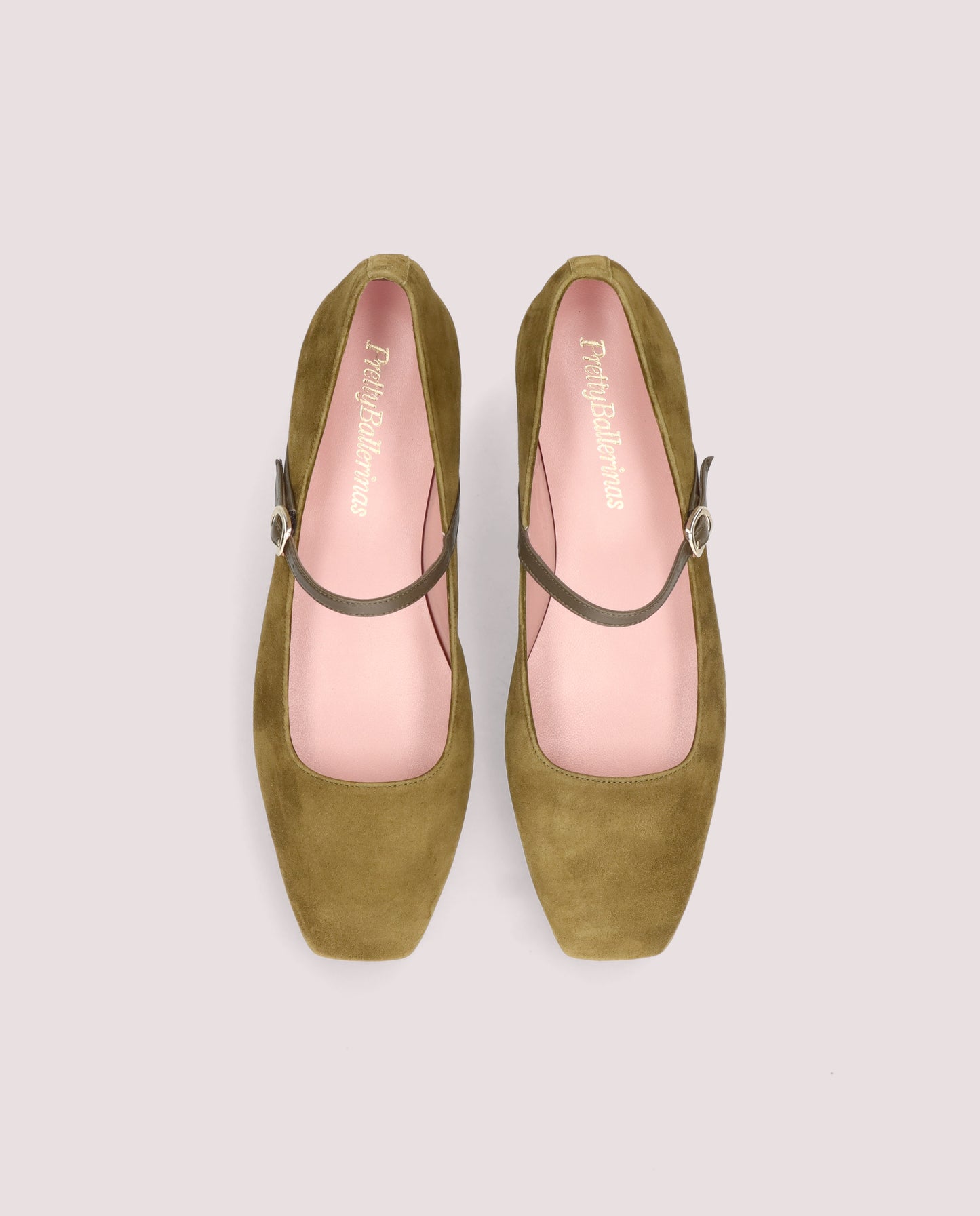 CAMILLE MILITARY GREEN BALLET FLATS
