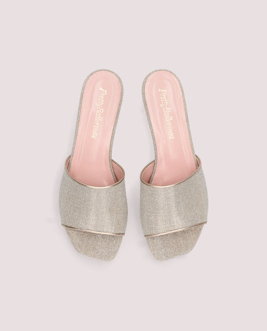 OLIVIA GALASSIA SILVER SANDALS