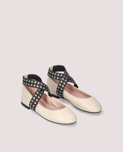 NICOLE COTON CAOLIN BALLET FLATS