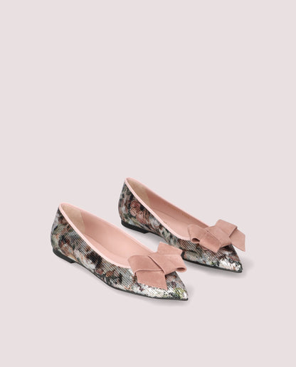 ELLA PINCIO SEPIA BALLET FLATS