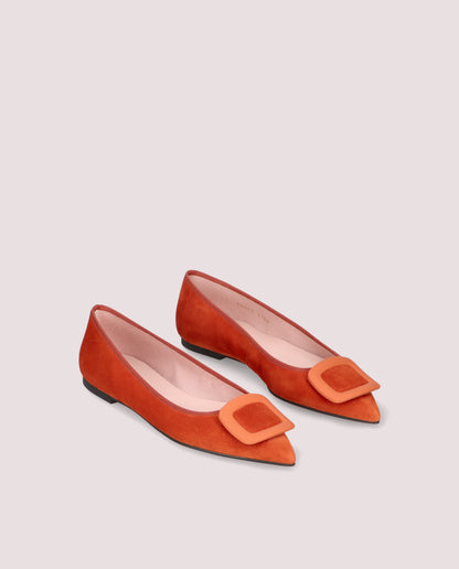 ELLA ANGELIS OXIDE BALLET FLATS