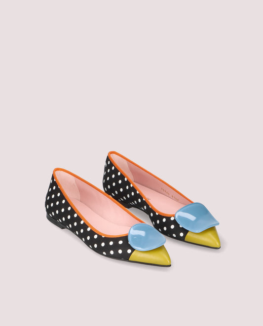 PARIS POLKA DOT BALLET FLATS