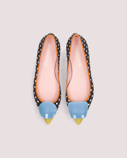 PARIS POLKA DOT BALLET FLATS