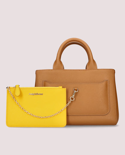 BROWN LEATHER BAG