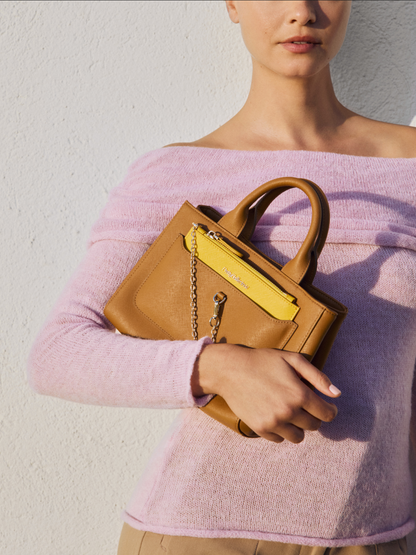 BROWN LEATHER BAG