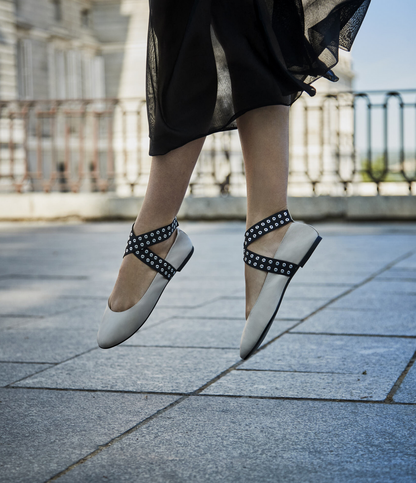 NICOLE COTON CAOLIN BALLET FLATS
