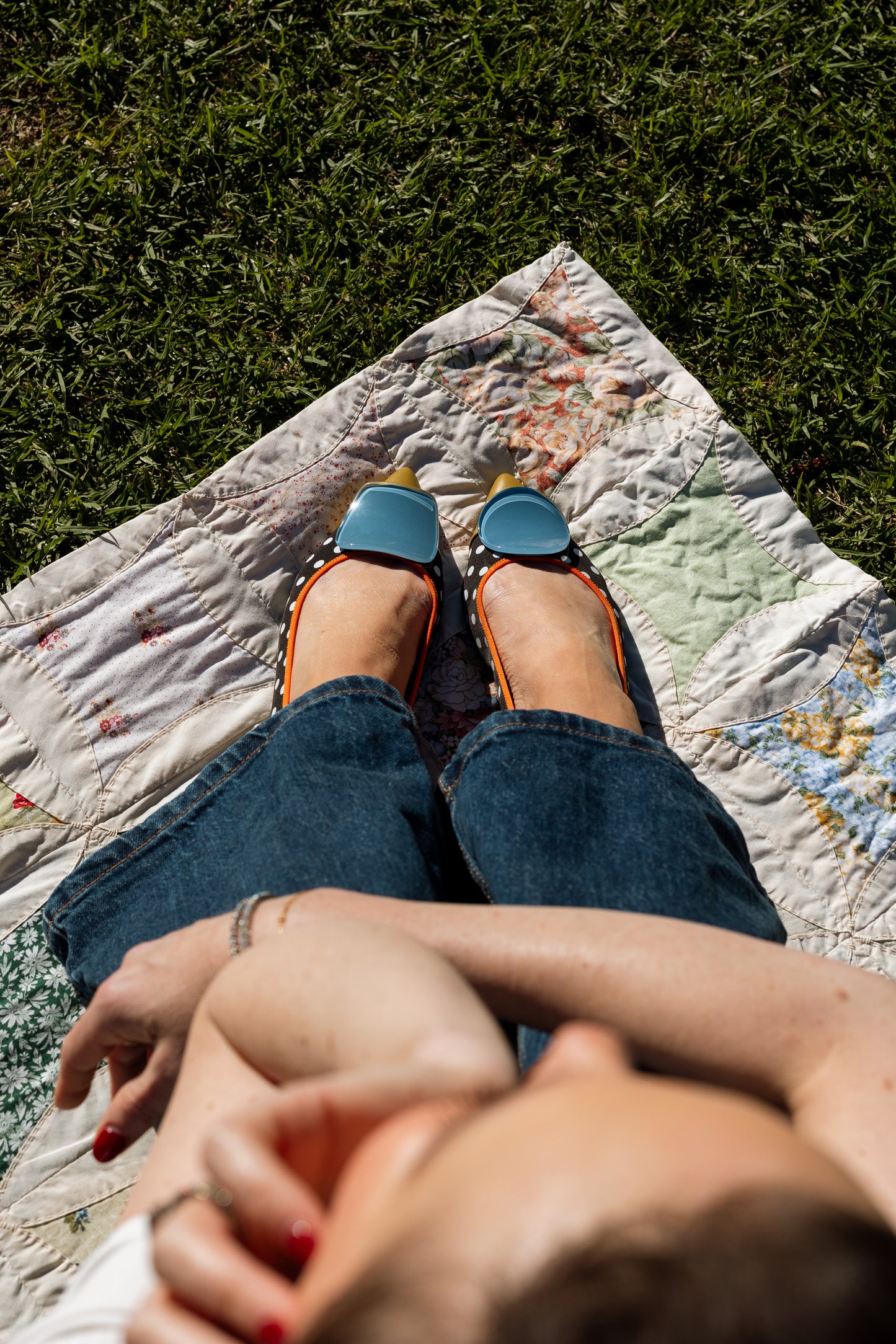 PARIS POLKA DOT BALLET FLATS